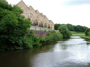 New housing on the canal bank just past Cowling Bridge