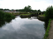 Approaching Rufford lock (No.7)