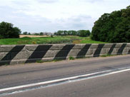 Similar bridge next to canal over River Douglas