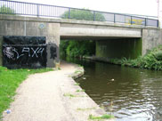 Looking back towards Grimshaw Park bridge (Bridge 101)