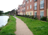 Old and new buildings on the canal