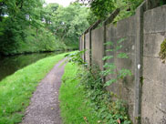 Rural area spoilt by concrete fence