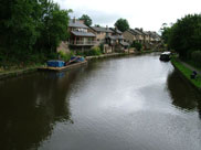 View from bottom lock showing our route