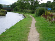 The noisy M61 motorway parallel to the canal