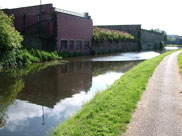 Approaching Blackburn, signs of old industry