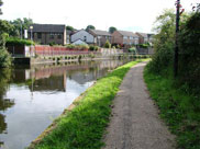 More modern housing on the canal