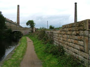 Old mill chimneys in Burnley