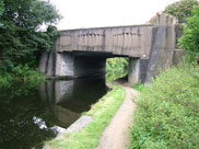 Ugly concrete 'Mitre bridge' (Bridge 129B)