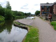 Parallel to Poolstock Lane, evidence of an old lock?