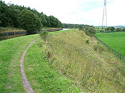 Narrow towpath