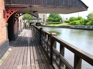 Start of walk at the Orwell, Wigan Pier